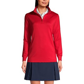 Women's Lands' End Quarter Zip Pullover