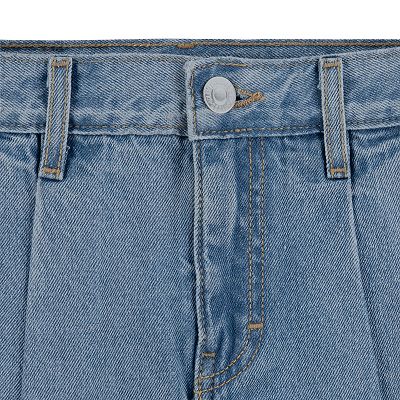 【COSYHARU】Rivet Pleated Denim Samurai Jeans S5000VXII Men's Straight-Leg with Slightly