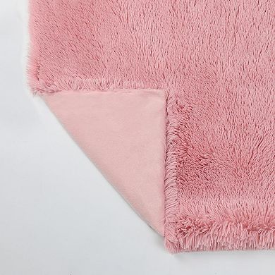 Kate Aurora Regal Luxe Oversized Ultra Soft & Fuzzy Lined Accent Throw Blanket - 50 In. W X 70 In. L
