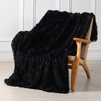 Kate Aurora Regal Luxe Oversized Ultra Soft and Fuzzy Lined Accent Throw Blanket