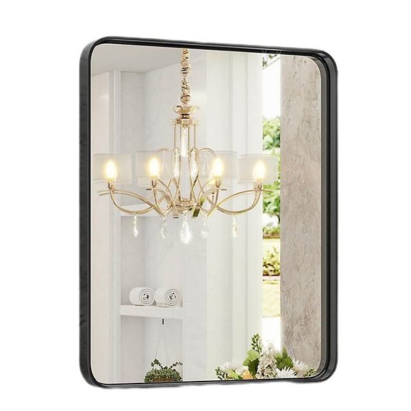 Bathroom Mirror Vanity Mirror For Wall, Aluminum Alloy Framed, 36"×24"