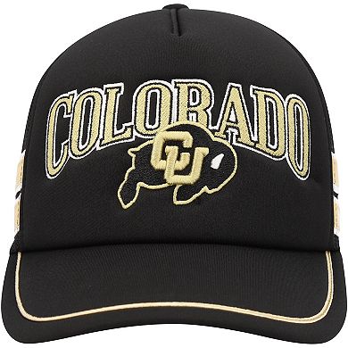 Men's '47 Black Colorado Buffaloes Sideband Trucker Adjustable Hat