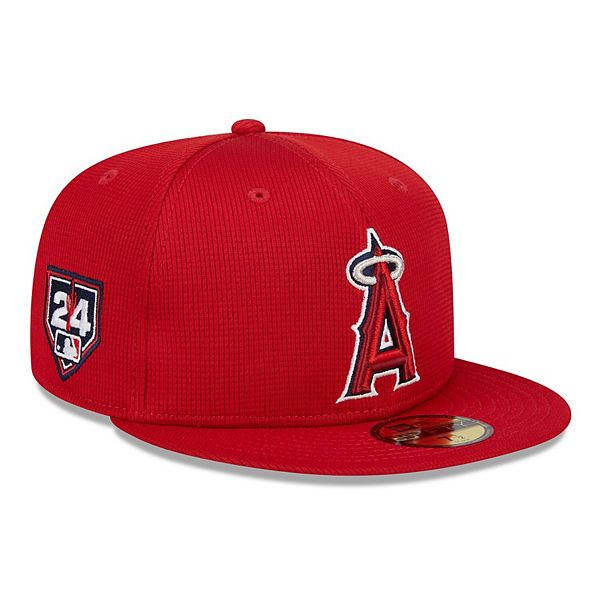 Men's New Era Red Los Angeles Angels 2024 Spring Training 59FIFTY ...