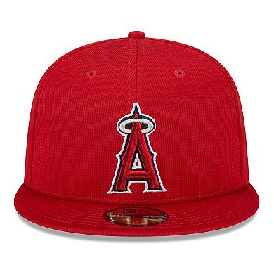 Men's New Era  Red Los Angeles Angels 2024 Spring Training 59FIFTY Fitted Hat