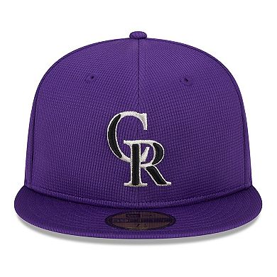 Men's New Era  Purple Colorado Rockies 2024 Spring Training 59FIFTY Fitted Hat