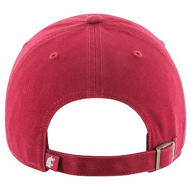 Men's '47 Crimson Washington State Cougars Clean Up Adjustable Hat