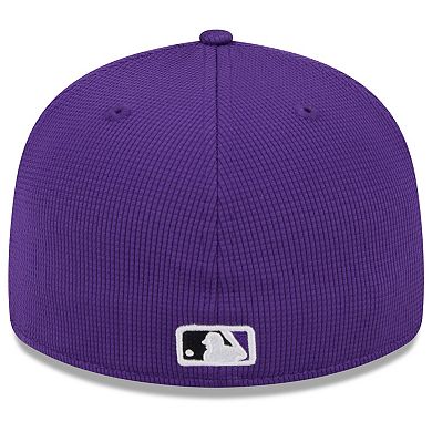 Men's New Era  Purple Colorado Rockies 2024 Spring Training Low Profile 59FIFTY Fitted Hat