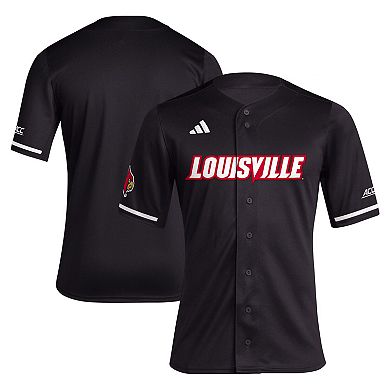 Men's adidas Black Louisville Cardinals Replica Baseball Jersey