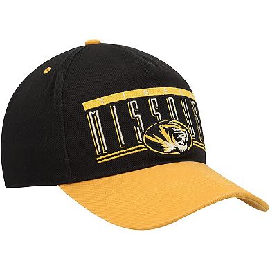 Men's '47 Black Missouri Tigers Double Header Hitch Adjustable Hat