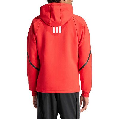 Men s adidas Red New York Red Bulls 2024 Anthem Travel Full Zip Jacket