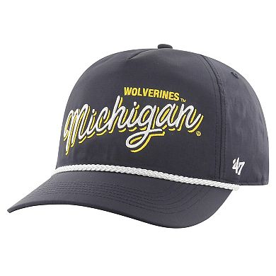 Men's '47 Navy Michigan Wolverines Fairway Hitch Adjustable Hat