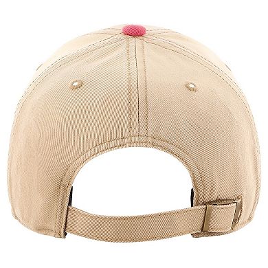 Men's '47 Khaki/Red New Jersey Devils Dusted Sedgwick MVP Adjustable Hat