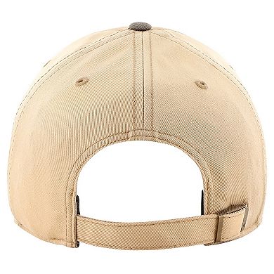 Men's '47 Khaki/Black Boston Bruins Dusted Sedgwick MVP Adjustable Hat