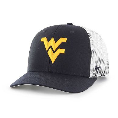 Men's '47 Navy West Virginia Mountaineers Trucker Adjustable Hat