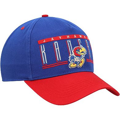 Men's '47 Royal Kansas Jayhawks Double Header Hitch Adjustable Hat