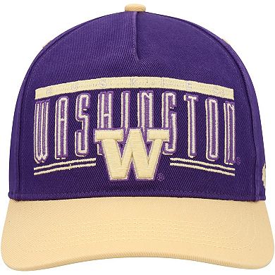 Men's '47 Purple Washington Huskies Double Header Hitch Adjustable Hat