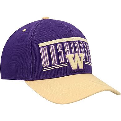 Men's '47 Purple Washington Huskies Double Header Hitch Adjustable Hat