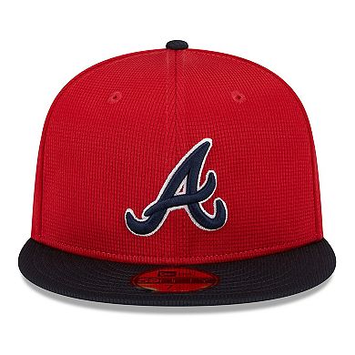 Men's New Era Red/Navy Atlanta Braves 2024 Spring Training 59FIFTY ...