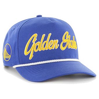 Men's '47 Royal Golden State Warriors Overhand Logo Hitch Adjustable Hat