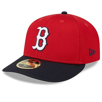 Men's New Era  Red/Navy Boston Red Sox 2024 Spring Training Low Profile 59FIFTY Fitted Hat