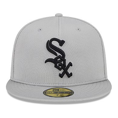 Men's New Era  Gray Chicago White Sox 2024 Spring Training 59FIFTY Fitted Hat
