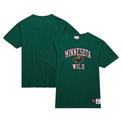 Men's Mitchell & Ness Green Minnesota Wild Legendary Slub T-Shirt