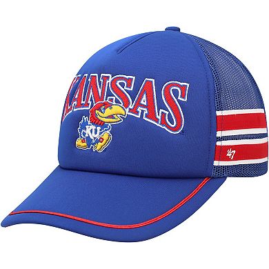 Men's '47 Royal Kansas Jayhawks Sideband Trucker Adjustable Hat