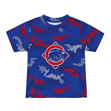 Toddler Fanatics Branded Royal Chicago Cubs Field Ball T-Shirt & Shorts Set