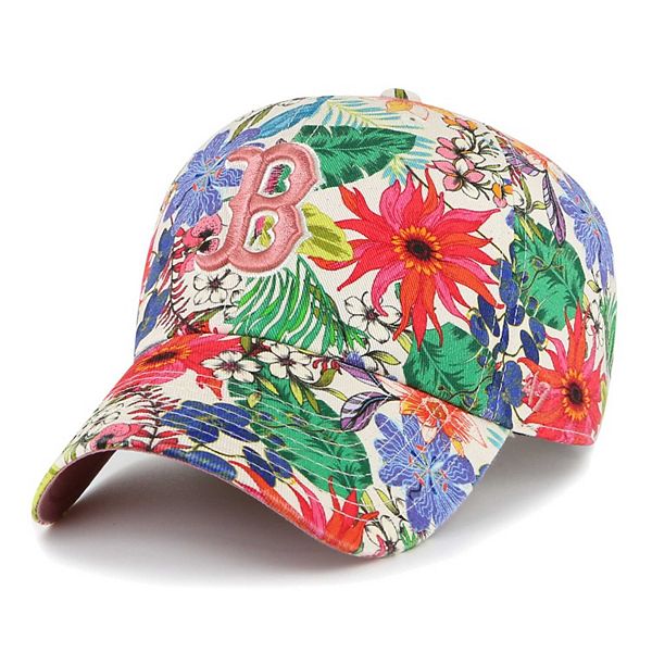 Women's '47 Natural Boston Red Sox Pollinator Clean Up Adjustable Hat