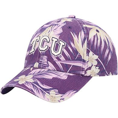 Men's '47 Purple TCU Horned Frogs Tropicalia Clean Up Adjustable Hat