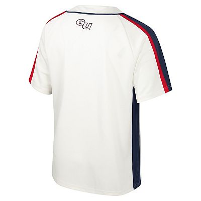 Baseball Jersey Gonzaga Sportswear Men's White And Navy Gonzaga