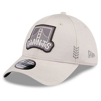 Men's New Era Cream San Francisco Giants 2024 Clubhouse 39THIRTY Flex Fit Hat