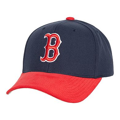 Men's Mitchell & Ness Navy Boston Red Sox Corduroy Pro Snapback Hat