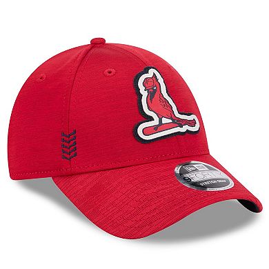 Men's New Era  Red St. Louis Cardinals 2024 Clubhouse 9FORTY Adjustable Hat