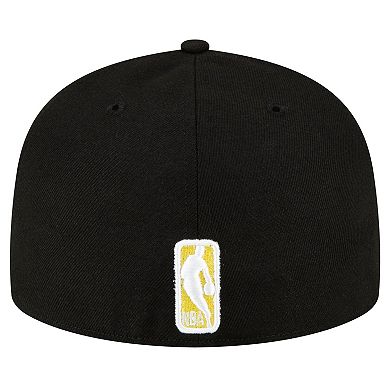 Men's New Era Black Utah Jazz 59FIFTY Fitted Hat