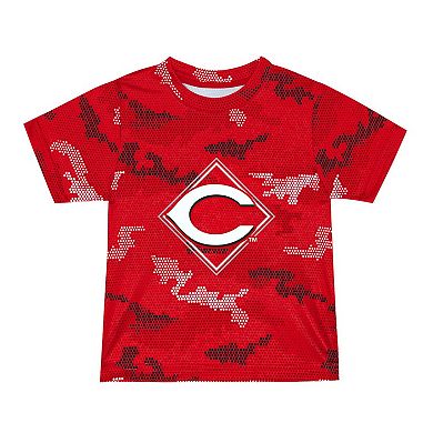Toddler Fanatics Branded Red Cincinnati Reds Field Ball T-Shirt & Shorts Set