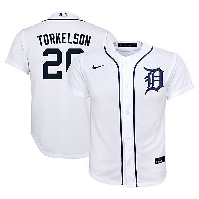 Youth Nike Spencer Torkelson White Detroit Tigers Home Replica Player Jersey