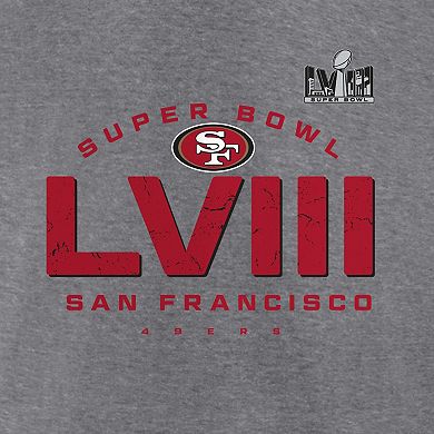 Men's Fanatics Branded Heather Gray San Francisco 49ers Super Bowl LVIII Made it T-Shirt