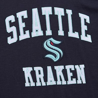 Men's Mitchell & Ness Deep Sea Blue Seattle Kraken Legendary Slub T-Shirt