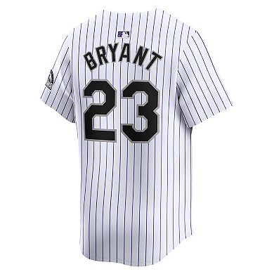 Men's Nike Kris Bryant White Colorado Rockies Home Limited Player Jersey