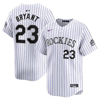 Men's Nike Kris Bryant White Colorado Rockies Home Limited Player Jersey