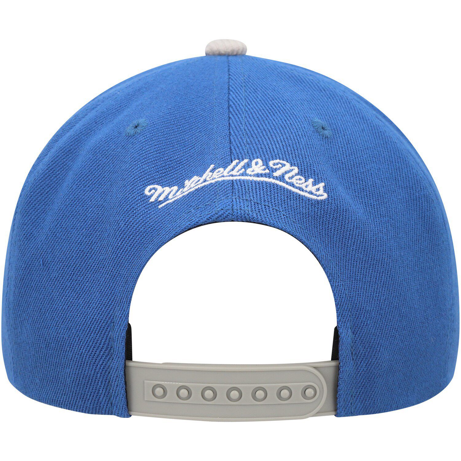 Mitchell & Ness Los Angeles Dodgers Storm Front Snapback Hat - Grey Structured Cap