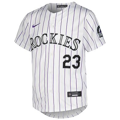 Youth Nike Kris Bryant White Colorado Rockies Home Limited Player Jersey