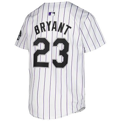 Youth Nike Kris Bryant White Colorado Rockies Home Limited Player Jersey