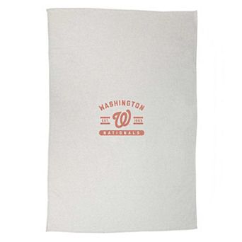 Washington Nationals 54" x 84" Oatmeal Sweatshirt Blanket