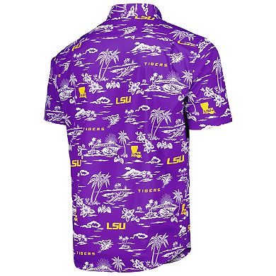 Men's Reyn Spooner Purple LSU Tigers Classic Button-Down Shirt