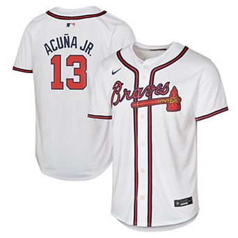 Youth Nike Ronald AcuÃ±a Jr. White Atlanta Braves Home Limited Player Jersey