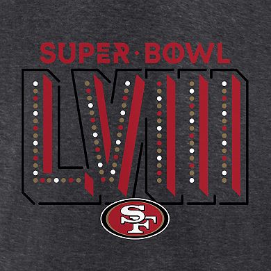 Men's Fanatics Branded Heather Charcoal San Francisco 49ers Super Bowl LVIII Local Team T-Shirt