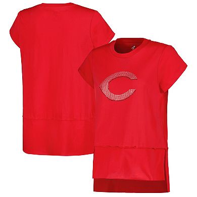 Women's G-III 4Her by Carl Banks Red Cincinnati Reds Cheer Fashion T-Shirt