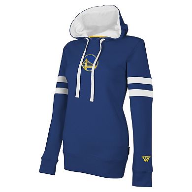 Women's Stadium Essentials Royal Golden State Warriors Road Game Pullover Hoodie